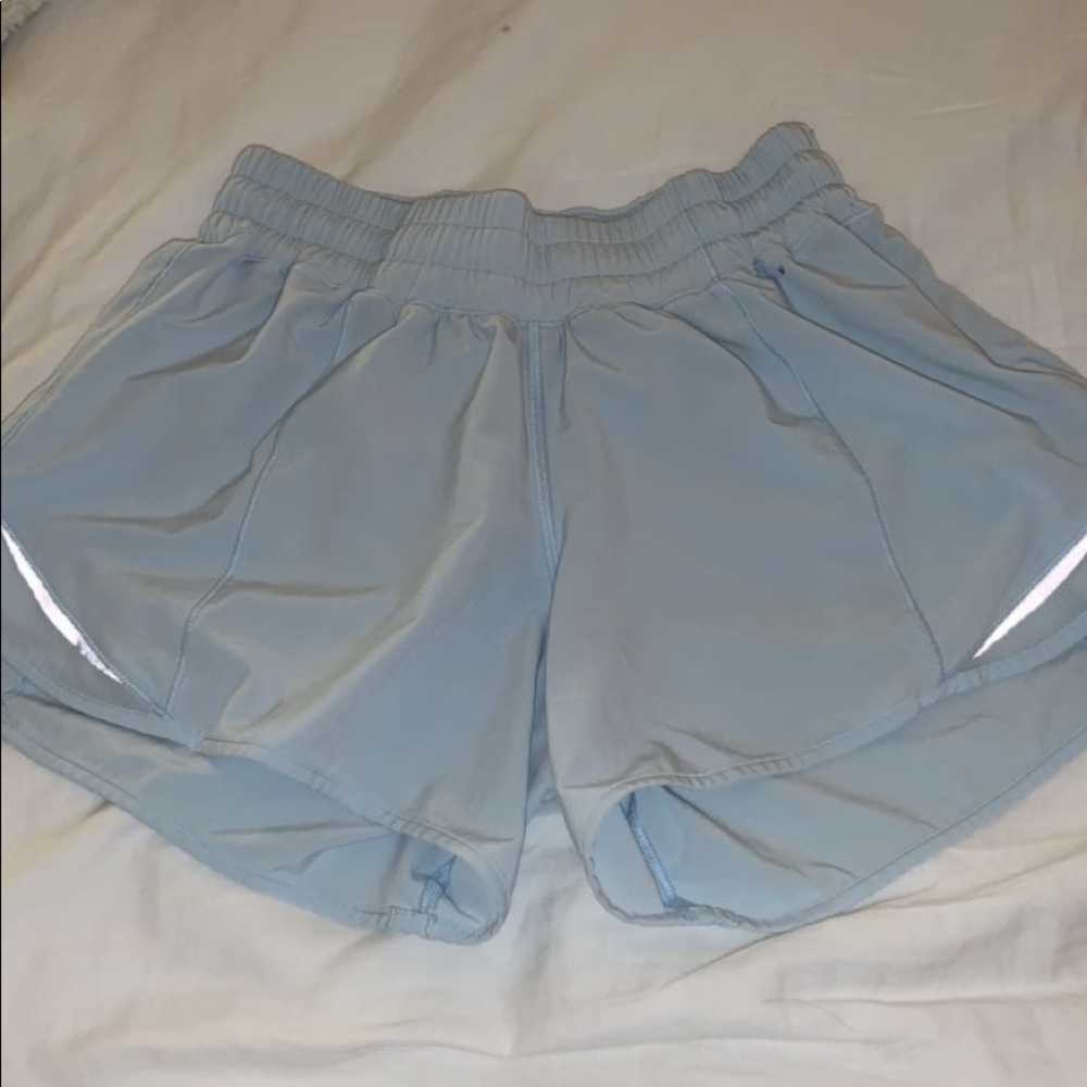 Lululemon baby blue shorts